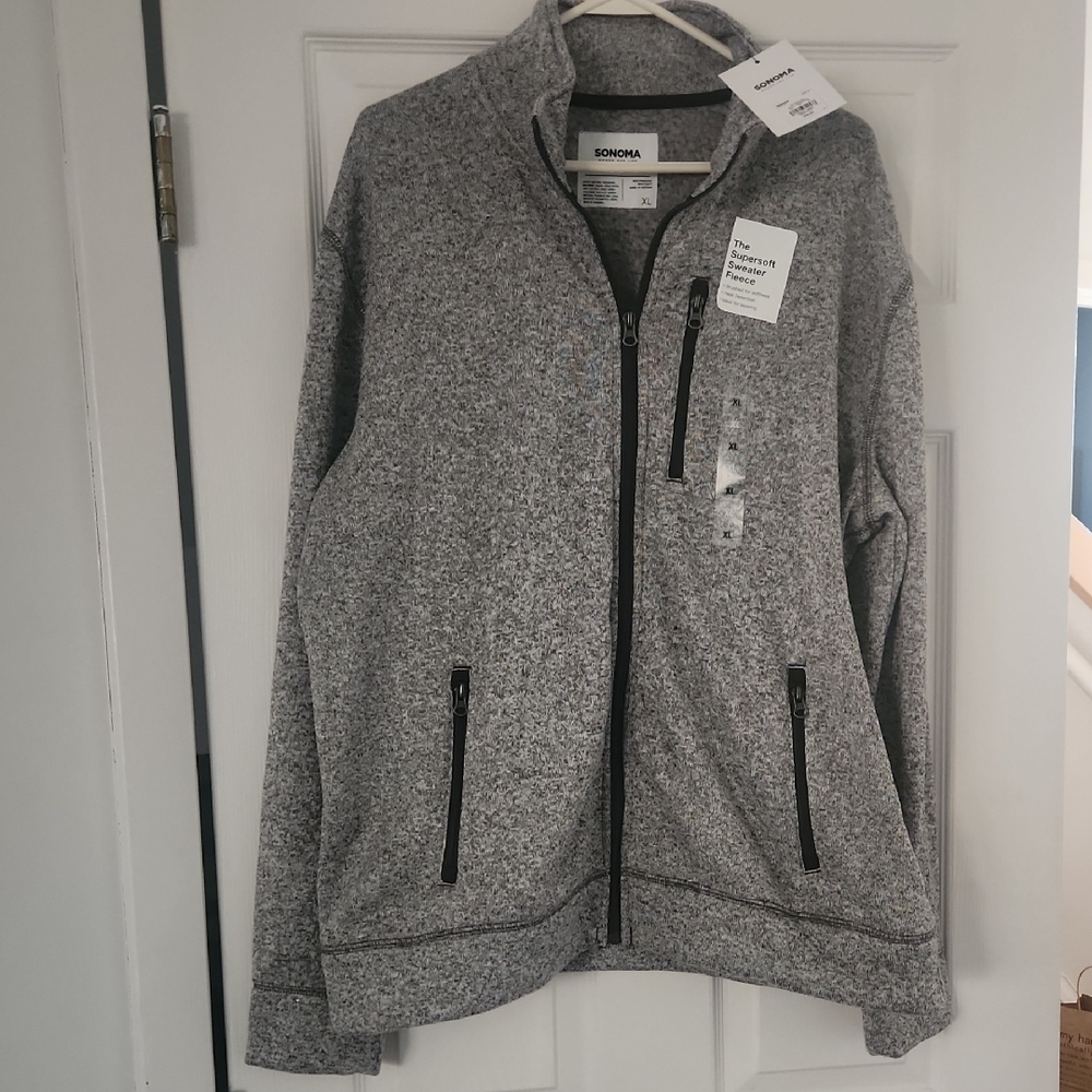 Sonoma Gray Full-Zip Jacket